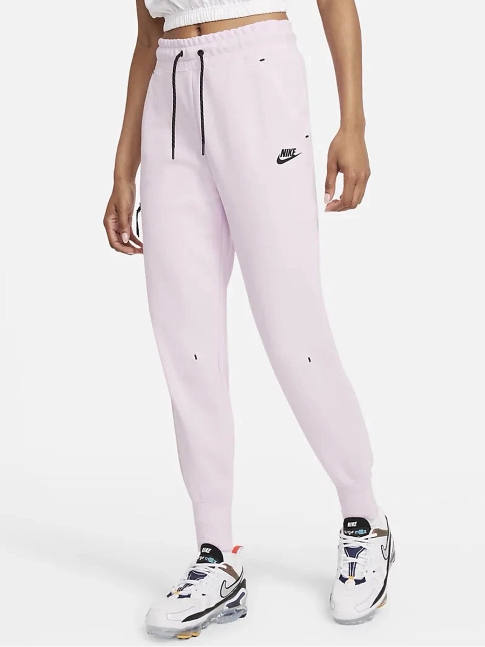 Nike Light Pink Fleece Track Joggers
